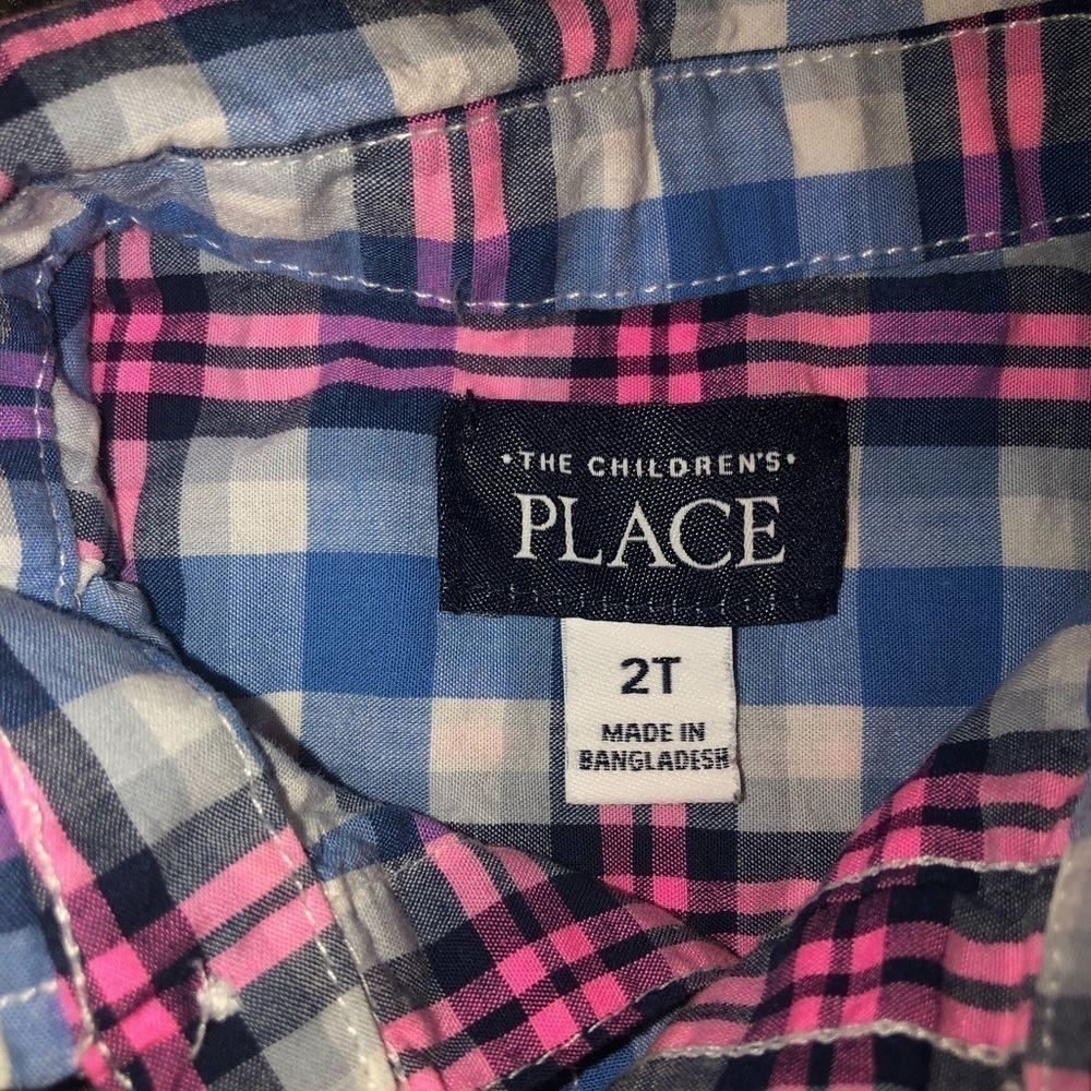 The children’s place 2T button down shirt - Picture 3 of 6